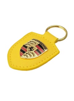 Buy Porsche Logo Leather Key Chain in UAE