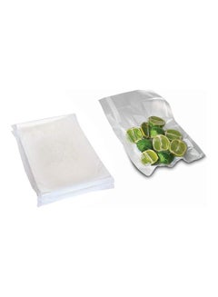 Buy 100-Piece  Vacuum Sealer Bags Clear in UAE