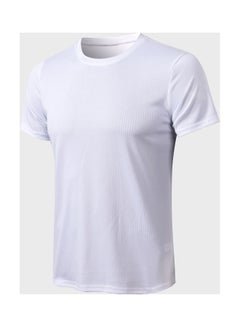 Buy Men Sports O Neck Short Sleeve Stretchy T- Shirt in Egypt