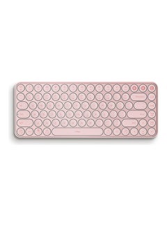Buy Wireless Dual-Mode Mini Keyboard Pink in UAE