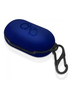 Buy Protective Silicone Case Cover With Carabiner Blue in UAE