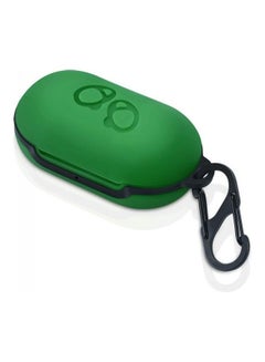 Buy Protective Silicone Case Cover With Carabiner Green in UAE