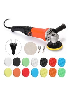 Buy Adjustable Speed Car Electric Polisher Waxing Machine Multicolour in UAE