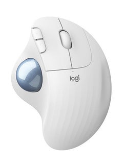 Buy High Precision Wireless Trackball Mouse White in UAE