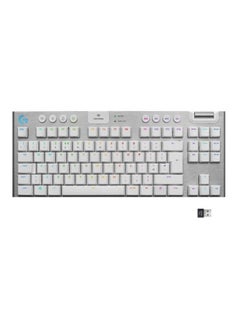 Buy G915 Lightspeed Wireless RGB Mechanical Gaming Keyboard, Low Profile Switch Options, Light Sync RGB, Advanced Wireless and Bluetooth Support - US- White in Egypt