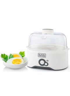 Buy Rapid Egg Cooker and Egg Boiler With 6 Eggs Capacity 280 W EG200-B5 White in Saudi Arabia