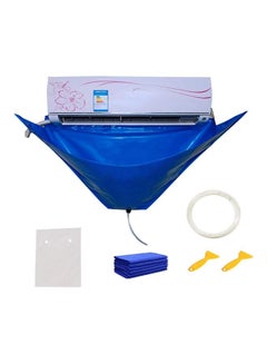 Buy Waterproof Air Conditioner Cleaning Cover Blue in Saudi Arabia