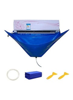 Buy Waterproof Air Conditioner Cleaning Cover Blue in Saudi Arabia