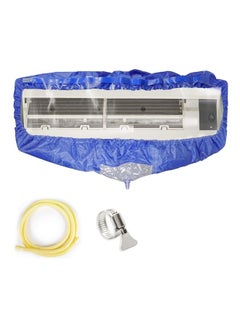 Buy Waterproof Air Conditioner Cleaning Cover Blue in Saudi Arabia
