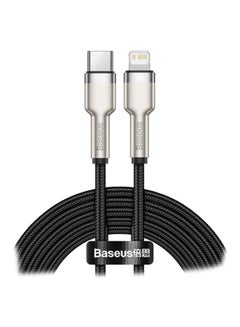 Buy USB C to Lightning Fast Charging Data Transfer Cable PD 20W Cafule Series Power Delivery for iPhone 14/14 Pro/13 Pro/13 Pro Max/13/13 mini, iPad 9, 12 mini/12/12 Pro , 2M Black in Saudi Arabia