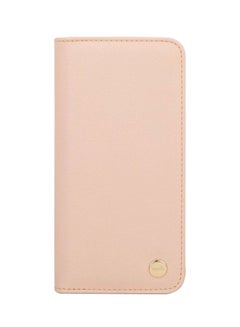 Buy Leather Case For iPhone 12 And 12 Pro Beige in UAE