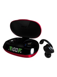Buy VV2 BT5.0 Earphones With Charging Case Red/Black in UAE