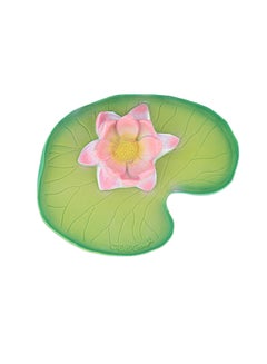 Buy Water Lily Baby Teether - Green in UAE