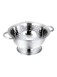 Buy Grandchef Colander With Base Silver 24cm in UAE