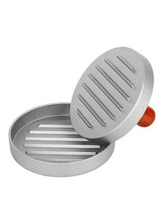 Buy Aluminium Burger Press With Wooden Handle Silver 34.8cm in Egypt