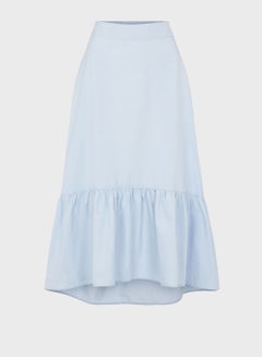 Buy Casual Peplum Skirt Blue in Saudi Arabia