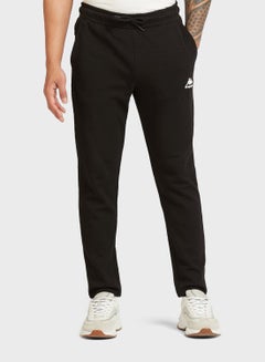 Buy Logo Drawstring Sweatpants Black in UAE