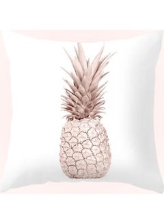 Buy Pineapple Design Decorative Cushion Cover Multicolour in UAE