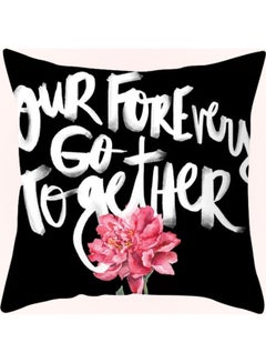 Buy Go Together Design Cushion Cover Multicolour in UAE
