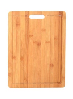 Buy Bamboo Cutting Board Beige 40x30cm in UAE