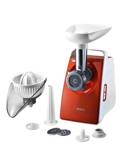 Buy Compact Power Meat Mincer 1600W 1600.0 W MFW3630I Orange/White in Egypt