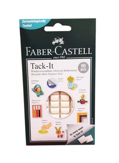 Buy 90-Piece Adhesive Tack-It White in Saudi Arabia