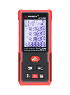 Buy 120 Meters Laser Distance Meter Black/Red in UAE