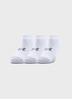 Buy 3 Pair Of Heat Gear Socks White in UAE