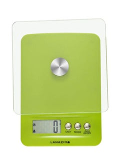 Buy Digital Kitchen Food Scale Green/Clear 24.5cm in Saudi Arabia