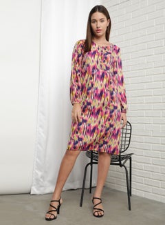 Buy Paisley Printed Dress Multicolour in Saudi Arabia