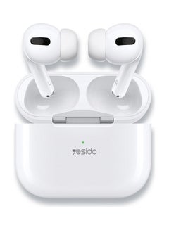 Buy Wireless Bluetooth In-Ear Stereo Earbuds White in UAE
