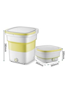 Buy Portable Washing Machine 135 W 2152010 Yellow/White in UAE