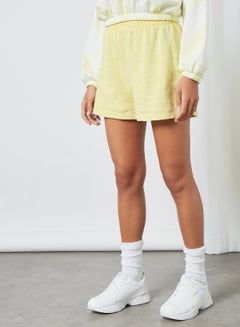 Buy Back Graphic Shorts Yellow in UAE