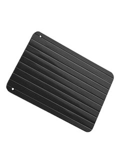 Buy Fast Defrosting Tray Black 23x16.5x0.3cm in Saudi Arabia