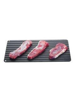 Buy Fast Defrosting Tray Black 35.5x20.5x0.2cm in Saudi Arabia