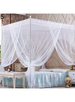 Buy Princess Mosquito Net Polyester White 180 x 200cm in UAE