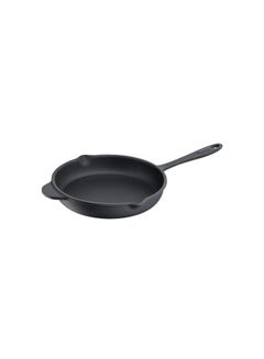 Buy Tradition Cast Iron Frypan Black 26cm in UAE