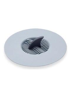 Buy Shower Drain Cover TPR Hair Stopper Light Blue/Grey 11 x 2.50 x 11cm in Saudi Arabia