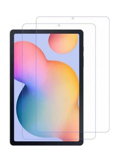 Buy 2-Piece Tempered Glass Screen Protector Set For Samsung Galaxy Tab S6 Lite Clear in Saudi Arabia