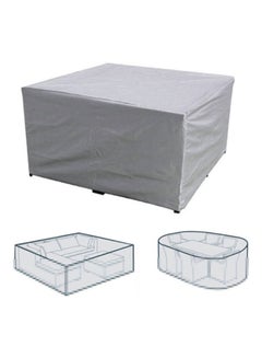 اشتري Waterproof Dust-Proof UV-Resistent Patio Furniture Cover Silver في السعودية