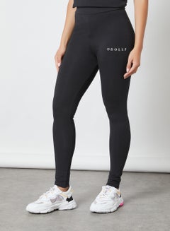 Buy Logo Leggings Black in UAE