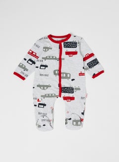 Buy Baby Printed Bodysuit Red in UAE