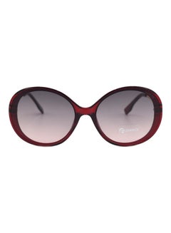 Buy Women's UV Protection Round Frame Sunglasses With Gift Case in Saudi Arabia