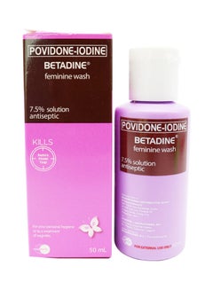 Buy Povidone-Iodine Feminine Wash Brown 50ml in UAE