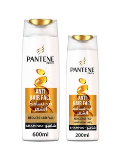 Buy Anti-Hair Fall Shampoo 600ml + 200ml Pack of 2 in UAE