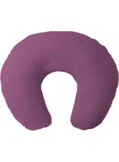 Buy Soft Neck Pillow Polyester Purple 65x45cm in Saudi Arabia