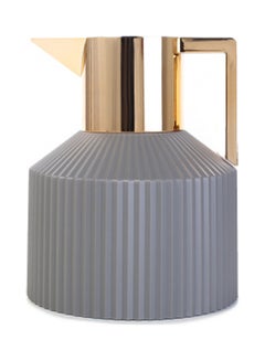 Buy Thermos Flask Grey/Gold in Saudi Arabia