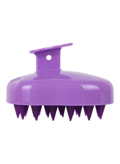 Buy Silicone Hair Washing Scalp Massager Purple in Saudi Arabia
