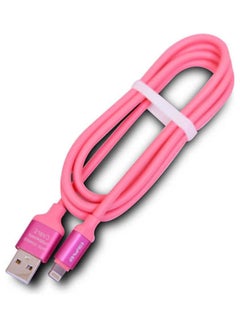 Buy CL-80 Lightning Fast Charge+Data Cable Pink in Saudi Arabia