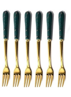 Buy 6-Piece Dinnerware Cutlery Set Multicolour in Saudi Arabia